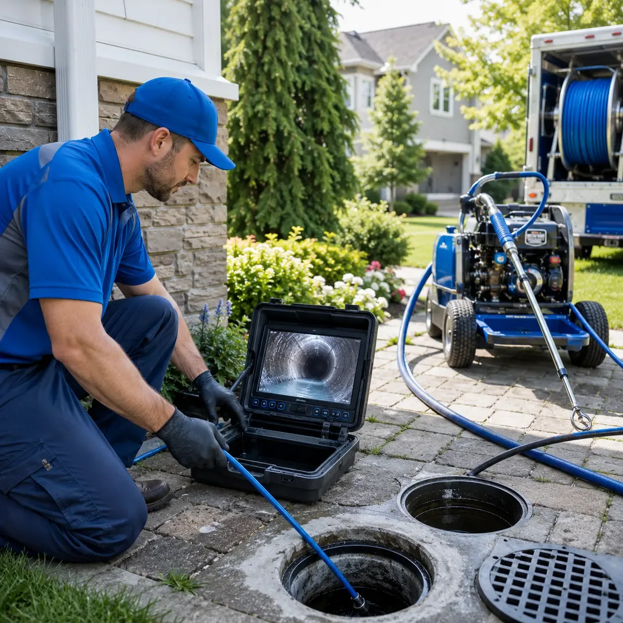 Outdoor drain cleaning professionals serving Corinth, NY